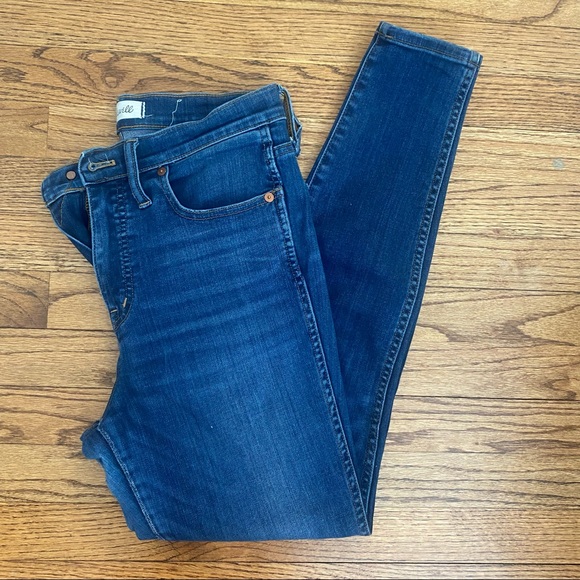 MADEWELL 10” high rise skinny jeans - Picture 2 of 6